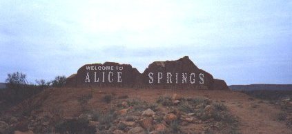 Photograph - Welcome to Alice Springs